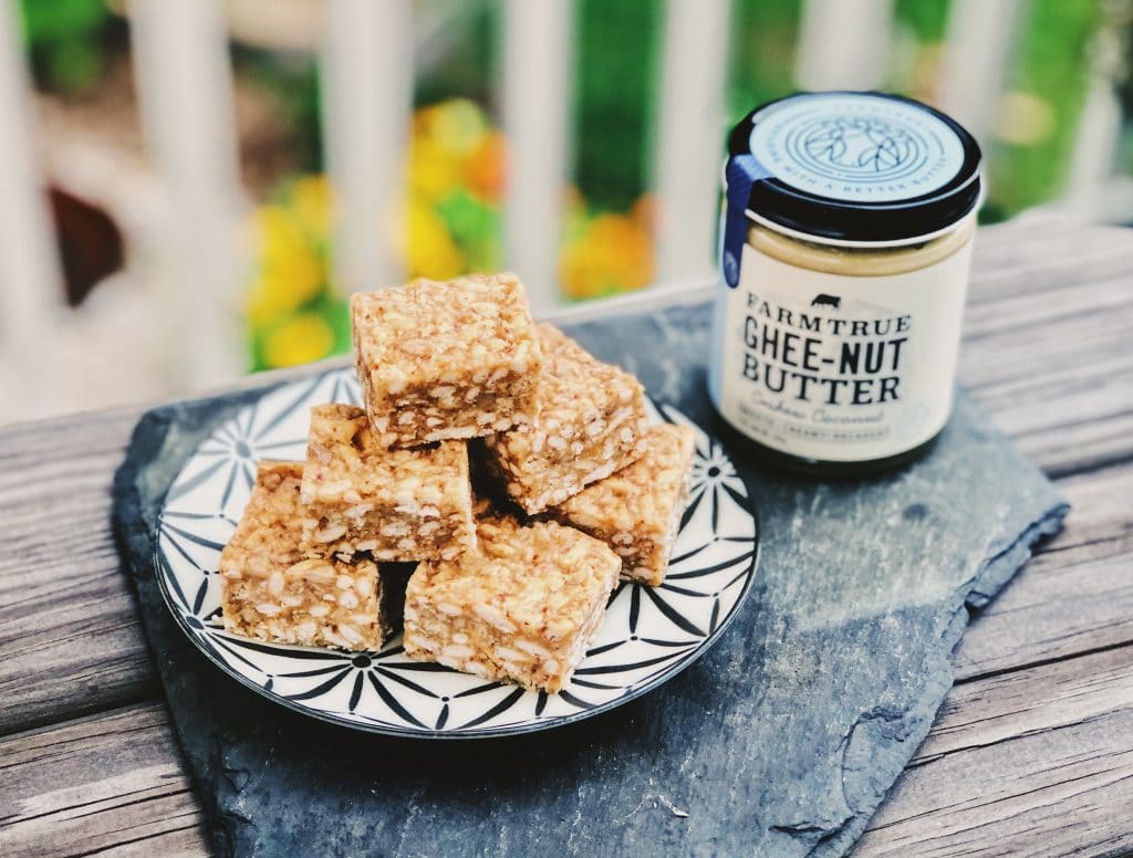 No-Bake Cashew Coconut Bars