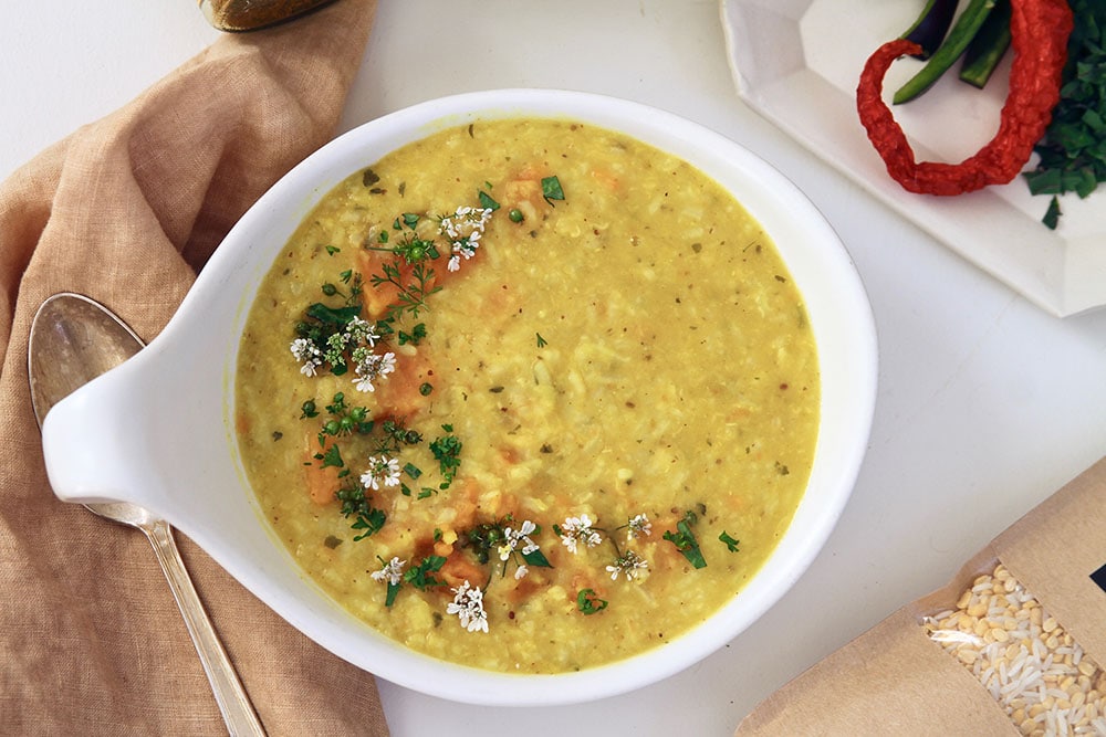 Ayurvedic Dahl Recipe – Kitchari with Split Mung Beans