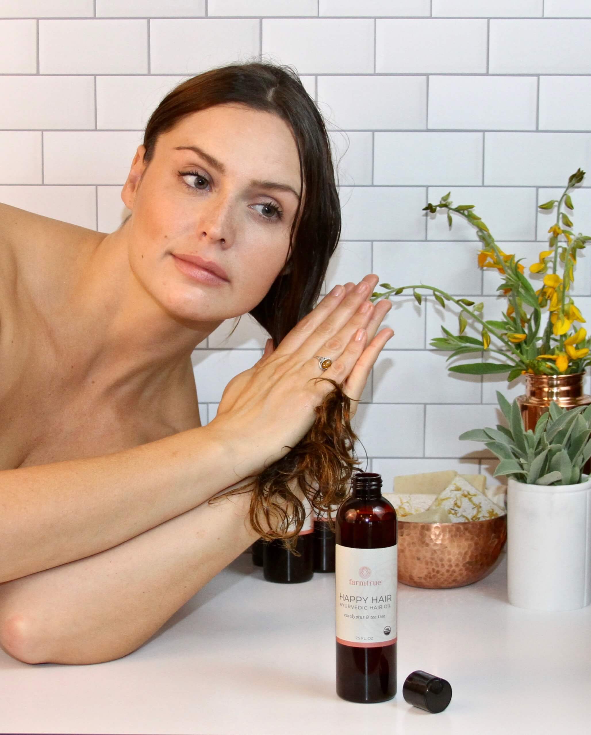 Ayurvedic Hair Oil: Farmtrue Happy Hair 💈