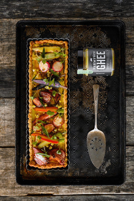 🥕 Fall Tarts | Vegetable Tart with Ghee Crust