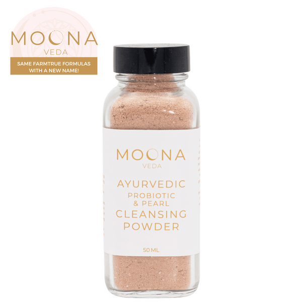 Ayurvedic Cleansing Powder: Probiotic + Pearl Moona Veda by Farmtrue