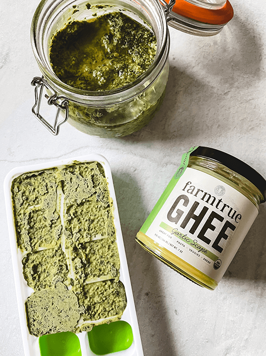 Farmtrue Recipe: Easy Ghee Pesto | Simple and Delicious