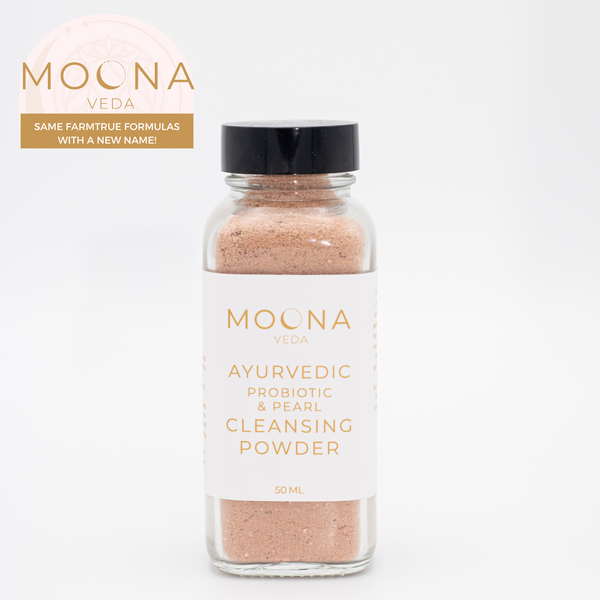 Ayurvedic Cleansing Powder: Probiotic + Pearl Moona Veda by Farmtrue