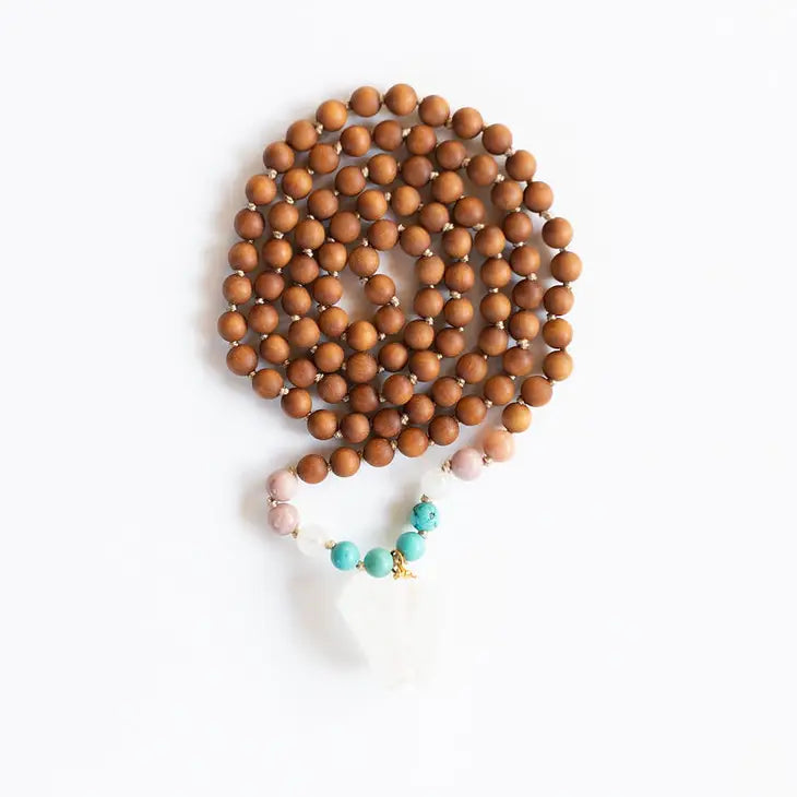 All is Well Stone Mala Necklace