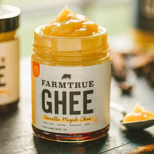 Organic Grass-Fed Ghee – Vanilla Maple Chai - Farmtrue
