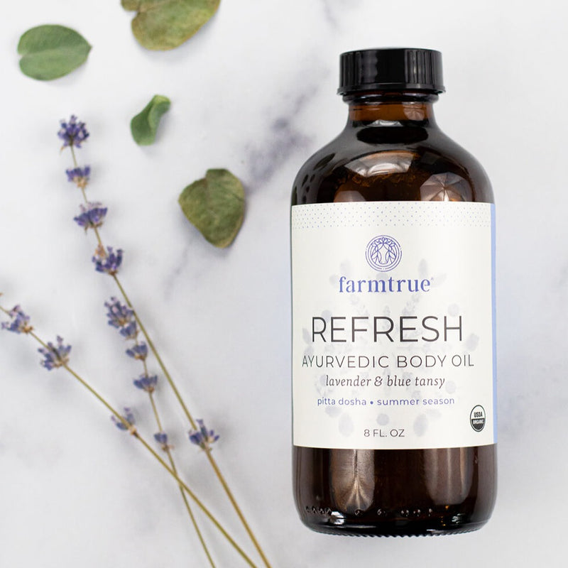 Ayurvedic Body Oil – Refresh - Farmtrue