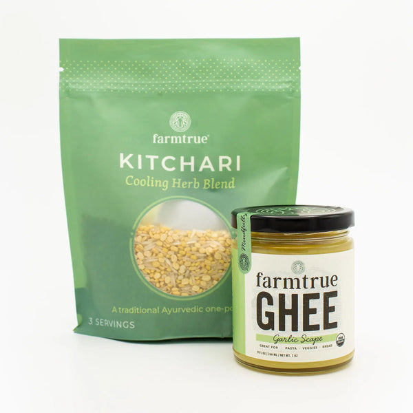 Kitchari Ghee Duo – Cooling + Garlic Scape - Farmtrue