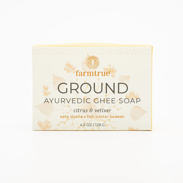Ground Ghee Soap – Citrus & Vetiver Farmtrue