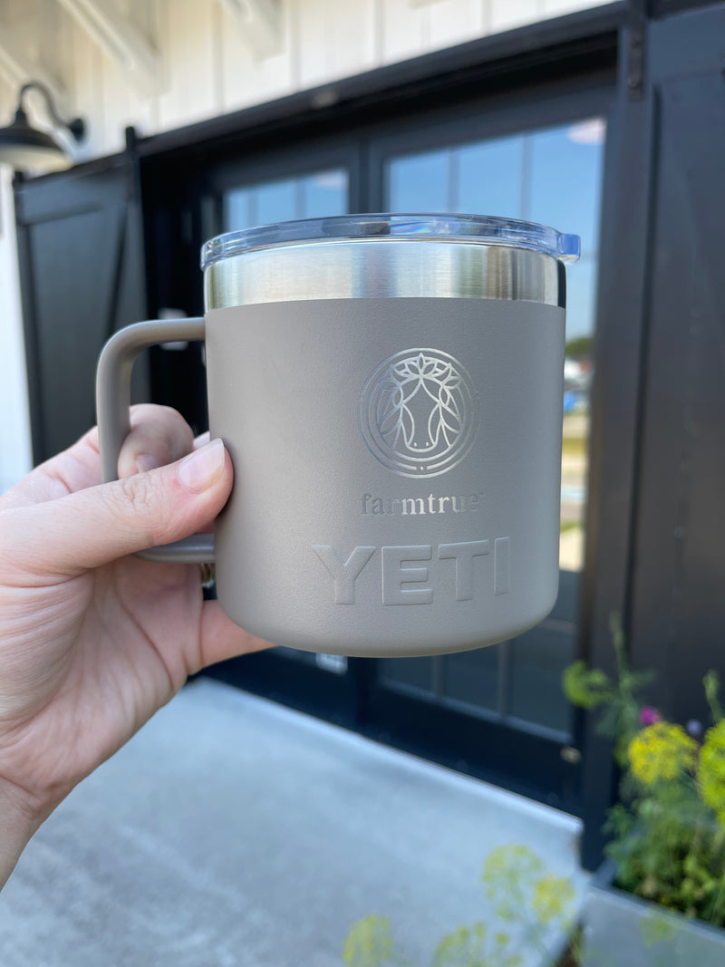 Yeti Company Logo Rambler 14 oz Mug