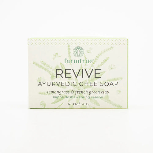 Revive Ghee Soap – Lemongrass & French Green Clay Farmtrue